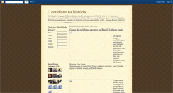 Desktop Screenshot of cotidianonahistoria.blogspot.com