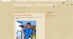Desktop Screenshot of mattmaggie.blogspot.com