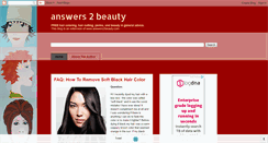 Desktop Screenshot of answers2beauty.blogspot.com