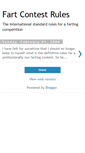 Mobile Screenshot of fartrules.blogspot.com