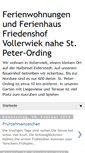Mobile Screenshot of ferienwohnung-friedenshof-vollerwiek.blogspot.com