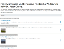 Tablet Screenshot of ferienwohnung-friedenshof-vollerwiek.blogspot.com