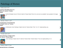 Tablet Screenshot of paintingsofhorses.blogspot.com