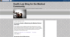 Desktop Screenshot of erdochealthlawblog.blogspot.com