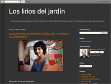 Tablet Screenshot of losliriosdeljardin.blogspot.com