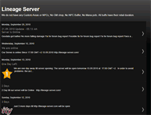 Tablet Screenshot of lineage-server.blogspot.com