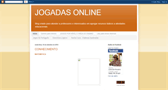 Desktop Screenshot of jogadasonline.blogspot.com