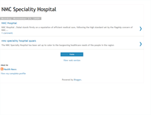 Tablet Screenshot of nmcspecialityhospital.blogspot.com