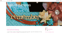 Desktop Screenshot of judith-pagesofmemories.blogspot.com