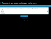 Tablet Screenshot of influredessociales.blogspot.com