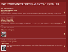 Tablet Screenshot of encuentro-intercultural-castro.blogspot.com