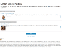 Tablet Screenshot of lehighvalleypolitics.blogspot.com