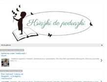 Tablet Screenshot of ksiazki-do-poduszki.blogspot.com