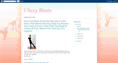 Desktop Screenshot of isexyboots.blogspot.com