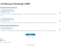 Tablet Screenshot of chrobinsonworldwidechrw.blogspot.com