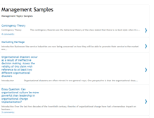 Tablet Screenshot of managementsamples.blogspot.com