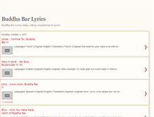 Tablet Screenshot of buddhabarlyrics.blogspot.com