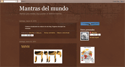 Desktop Screenshot of mantrasdelmundo.blogspot.com