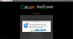 Desktop Screenshot of cavanindians.blogspot.com