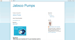 Desktop Screenshot of jabscopumps.blogspot.com