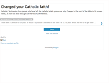 Tablet Screenshot of changedyourcatholicfaith.blogspot.com