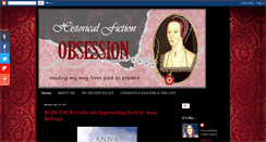 Desktop Screenshot of historicalfictionobsession.blogspot.com