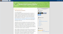 Desktop Screenshot of middleschoolscienceinitiative.blogspot.com