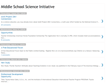 Tablet Screenshot of middleschoolscienceinitiative.blogspot.com