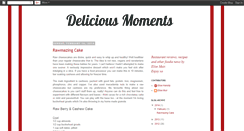 Desktop Screenshot of deliciousmomentsblog.blogspot.com