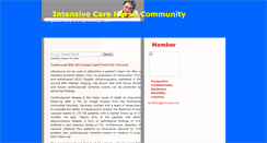 Desktop Screenshot of intensivecarenurse-community.blogspot.com