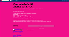 Desktop Screenshot of cantinhoinfantil01.blogspot.com