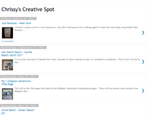 Tablet Screenshot of chrissyscreativespot.blogspot.com