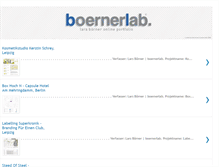 Tablet Screenshot of boernerlab.blogspot.com