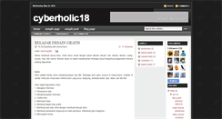 Desktop Screenshot of cyberholic18.blogspot.com