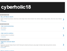 Tablet Screenshot of cyberholic18.blogspot.com