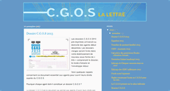 Desktop Screenshot of lettre-cgos.blogspot.com