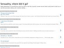 Tablet Screenshot of everydaysensuality.blogspot.com