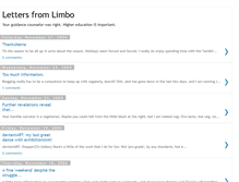 Tablet Screenshot of lettersfromlimbo.blogspot.com