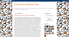 Desktop Screenshot of neverdoneyear.blogspot.com