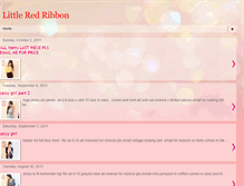 Tablet Screenshot of littleredribbon.blogspot.com