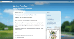 Desktop Screenshot of makecashwritingonline.blogspot.com