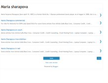 Tablet Screenshot of maria-sharapova123.blogspot.com