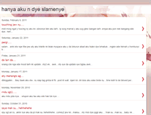 Tablet Screenshot of hanyakusorang.blogspot.com