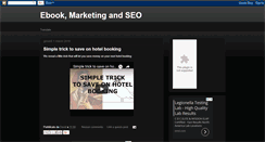 Desktop Screenshot of ebookaffiliazionemarketing.blogspot.com