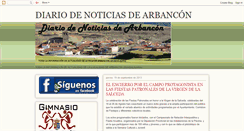 Desktop Screenshot of noticiasarbancon.blogspot.com