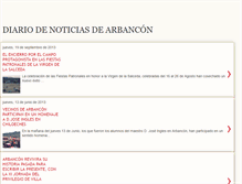 Tablet Screenshot of noticiasarbancon.blogspot.com
