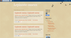 Desktop Screenshot of lepisosteosseux.blogspot.com