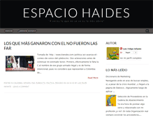 Tablet Screenshot of espaciohaides.blogspot.com