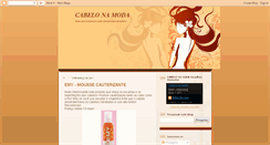 Desktop Screenshot of cabelonamoda.blogspot.com