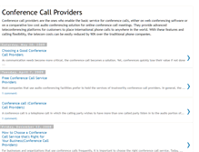 Tablet Screenshot of conference-call-providers-2u.blogspot.com